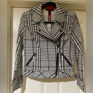 White House Black Market Houndstooth Blazer